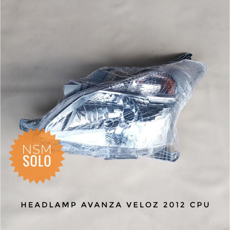 Headlamp Lampu Utama Mobil Avanza Veloz 2012 Kiri Kanan CPU