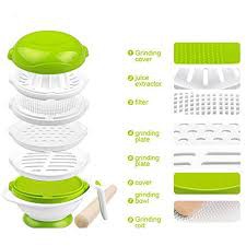 Baby Safe AP014 Multi Food Grinding Set Alat Pengolah MPASI Food Maker Saringan Parutan MPASI BAYI ONLINE SHOP