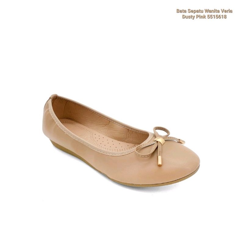 Bata Sepatu Wanita Veria Dusty Pink 5515618