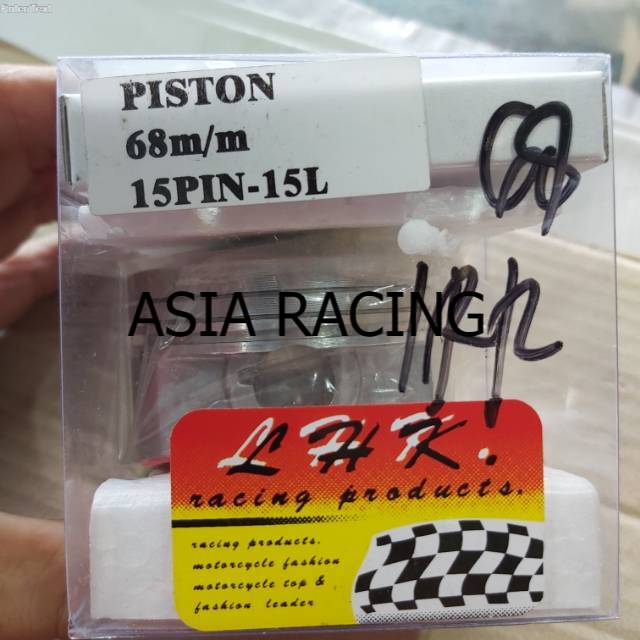 Piston LHK lhk 68 pen pin 15 mm plus ring