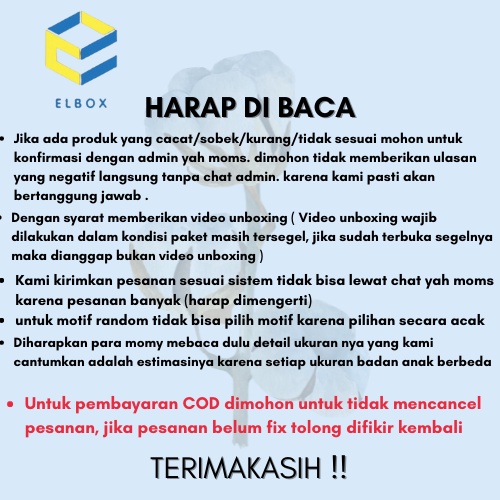 ELBOX PART 2 MUKENA ANAK KARAKTER / MUKENA ANAK/ MUKENA 0 - 6 TAHUN