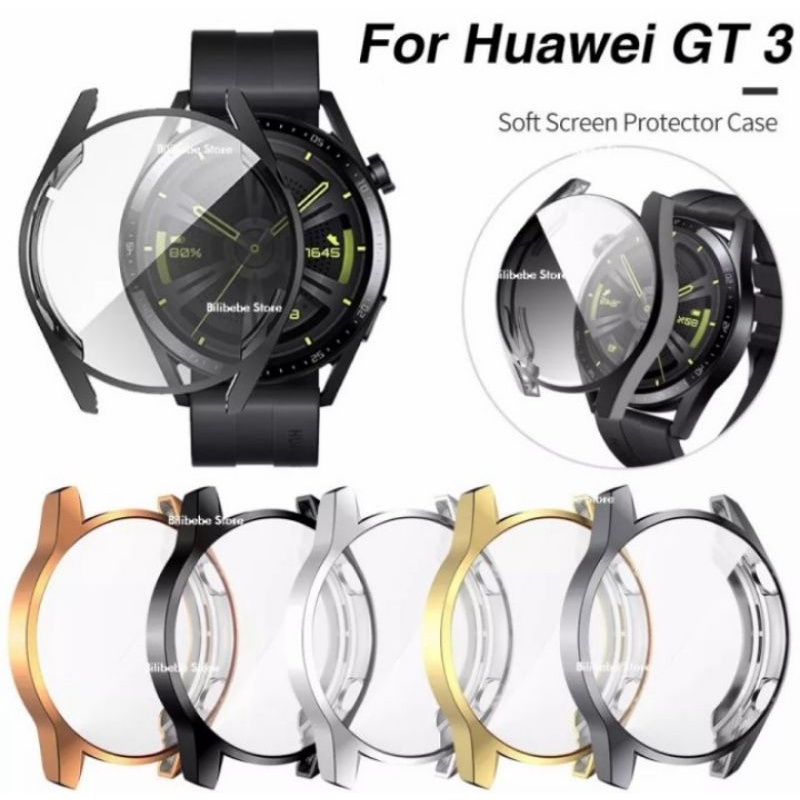 BUMPER GT3 / GT 3 46MM CASE WATCH - PROTECTOR TPU GLUE SMARTHWATCH - FOR HUAWEI GT3 / GT 3 46MM