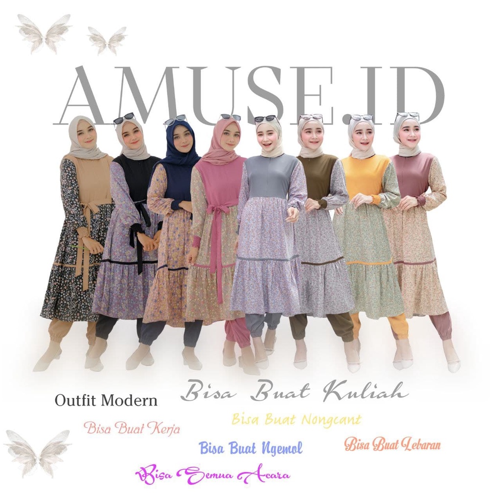 Tunik Set AYESHA original by AMUSE.ID