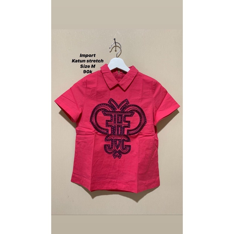 kemeja pink preloved