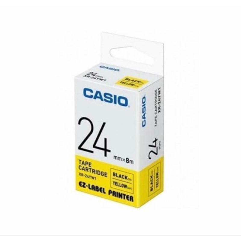 

CASIO EZ LABEL PRINTER TAPE CARTRIDGE XR-24YW1