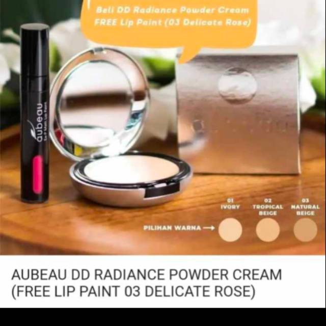 Aubeau Dd Radiance powdery cream  02 tropical beige 12gr
