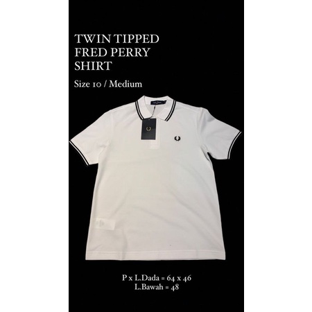 TWIN TIPPED FRED PERRY SHIRT