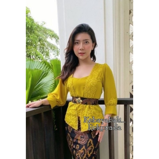 SALE KEBAYA JADI KEBAYA BALI KEBAYA BORDIR MOSCREPE | KEBAYA ENCIM