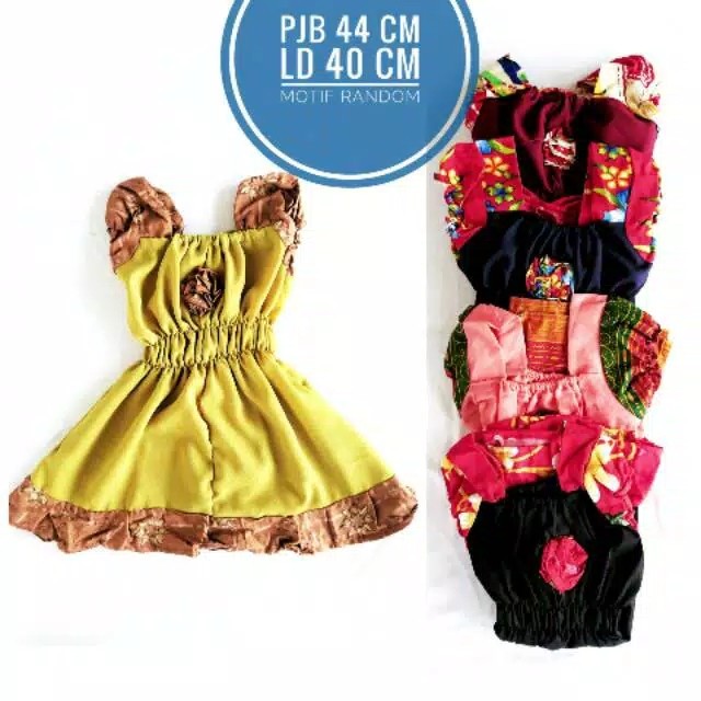 Daster Batik Bunga,dress Anak Motif Batik Murah, Grosir Batik Anak