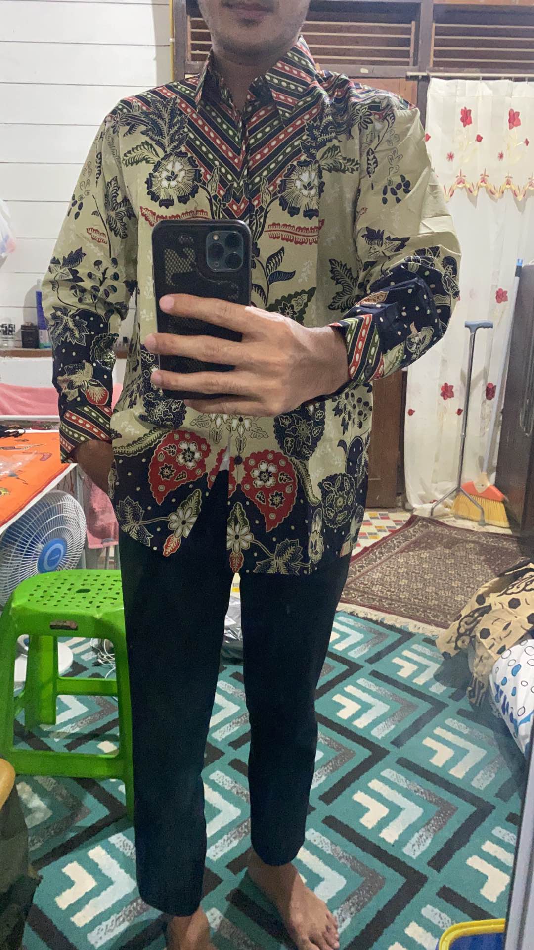 Kemeja Batik Satya Kencono Full Furing Katun Halus Ori Solo