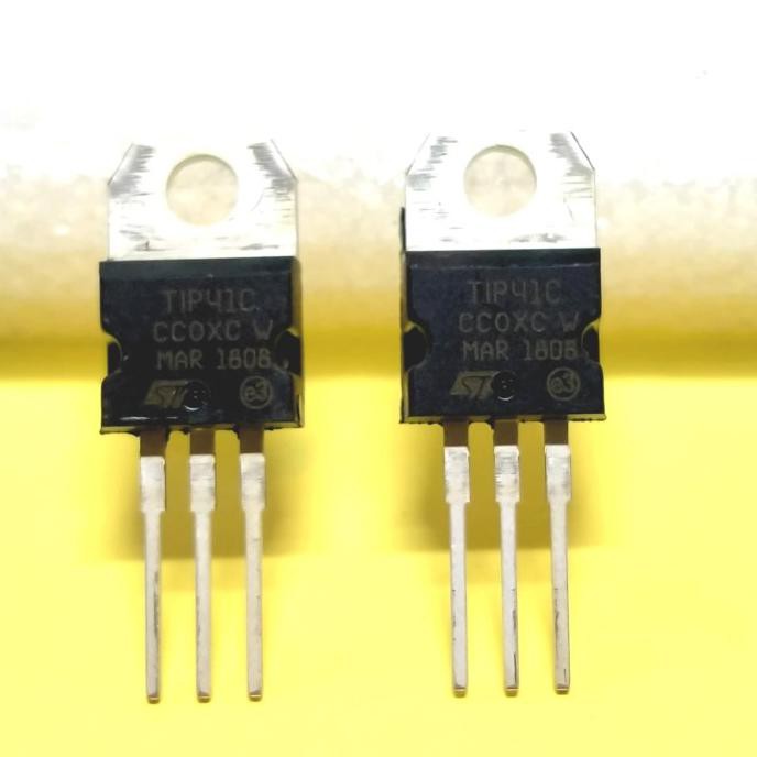 

Transistor Tip 41C St Mar 1808 Smartmm01 - (Untuk 10 Pcs) Dijamin