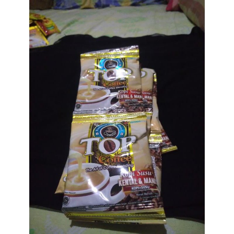 

TOP COFFEE SUSU KENTAL MANIS/WHITE COFFEE 30GR RENCENG