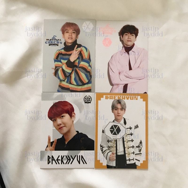 PHOTOCARD MAGICAL CIRCUS, EXO CUP, ADVENTURE JAPAN BAEKHYUN BBH PC FC TRADING CARD