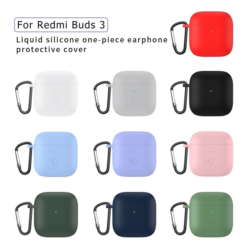 Casing Silikon Warna Polos Untuk Xiaomi Redmi Button 3