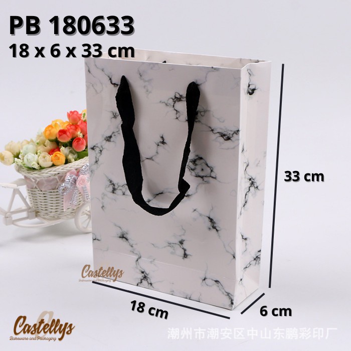 

5 pcs Paper Goodie Bag PB 180633 Packaging Kue Hampers Souvenir Kado Hadiah