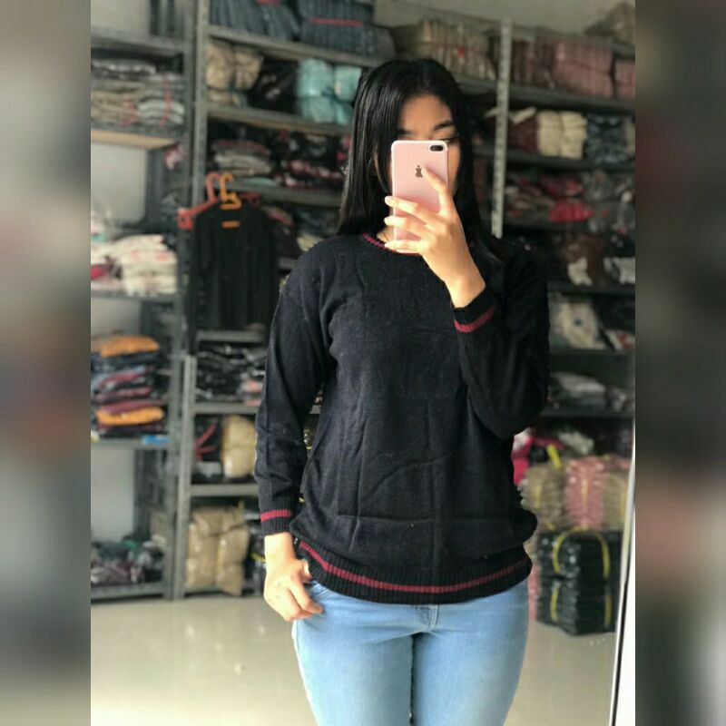 Sweater Viens Baju Wanita sweeter sweater polos