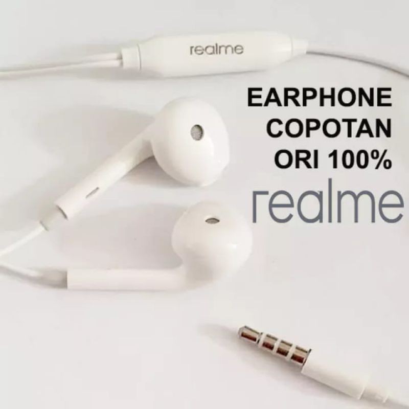 Headset Realme original copotan C2 C3 5i 5 Pro C11 C12 C15 7i 2 Pro 3 Pro