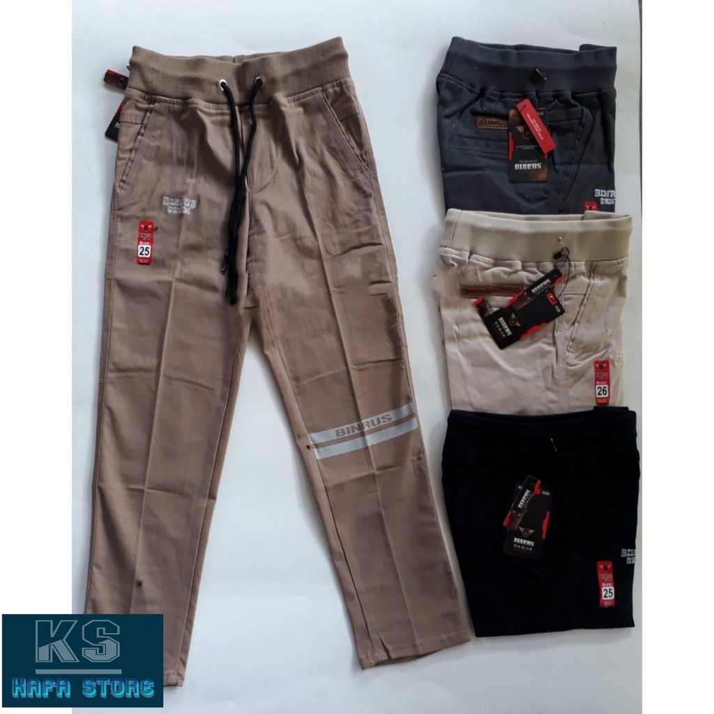 CELANA CHINO ANAK PANJANG PREMIUM QUALITY SIZE 24-26