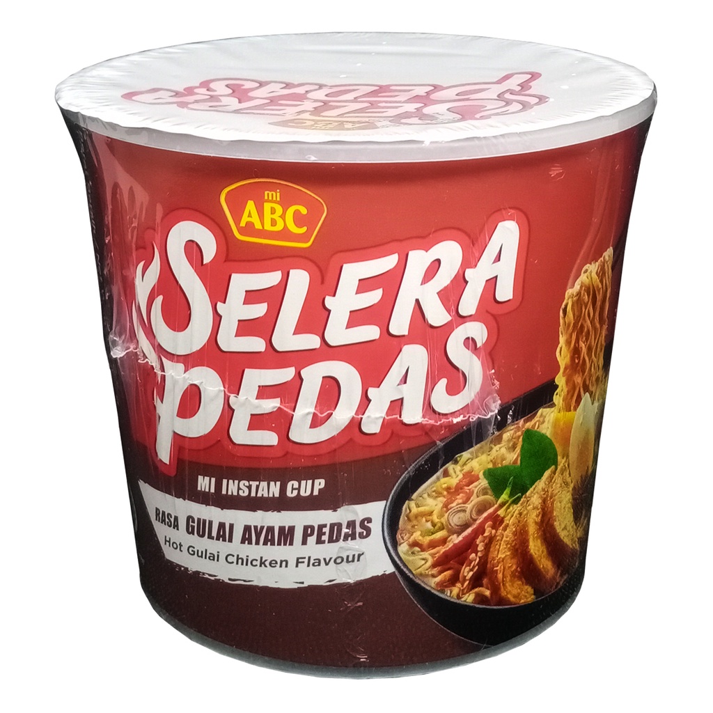 

Mi Instan Cup ABC Selera Pedas Rasa Gulai Ayam Pedas 60g