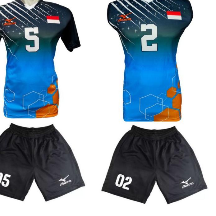 PAKET HEMAT setelan baju jersey voli volly proliga terbaru / setelan baju voli volly jersey asics / 