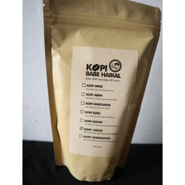 Kopi Babe Haikal Kopi Jeruk