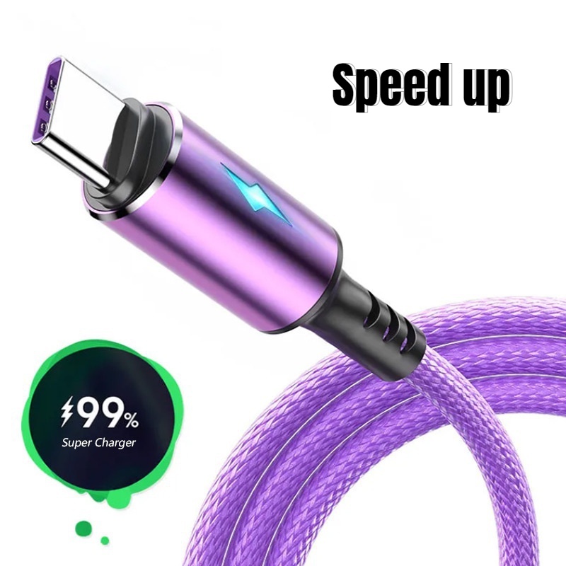 Kabel Data / Charger Micro USB Fast Charging Bahan Nilon Braided 1.2m Untuk Android