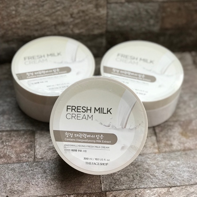 Jual The Face Shop Daegwallyeong Fresh Milk Cream (ORIGINAL 100