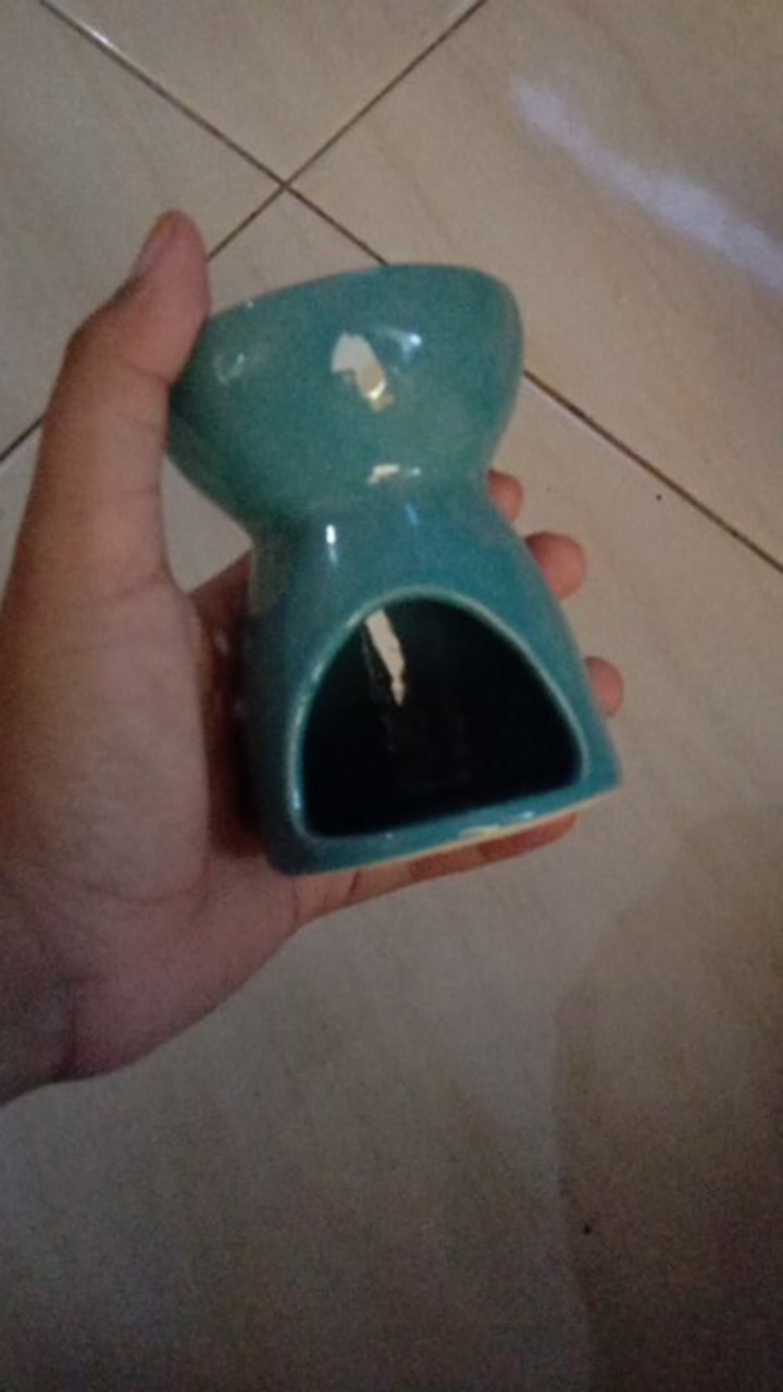 Tungku Aromaterapi Keramik Full Glasir