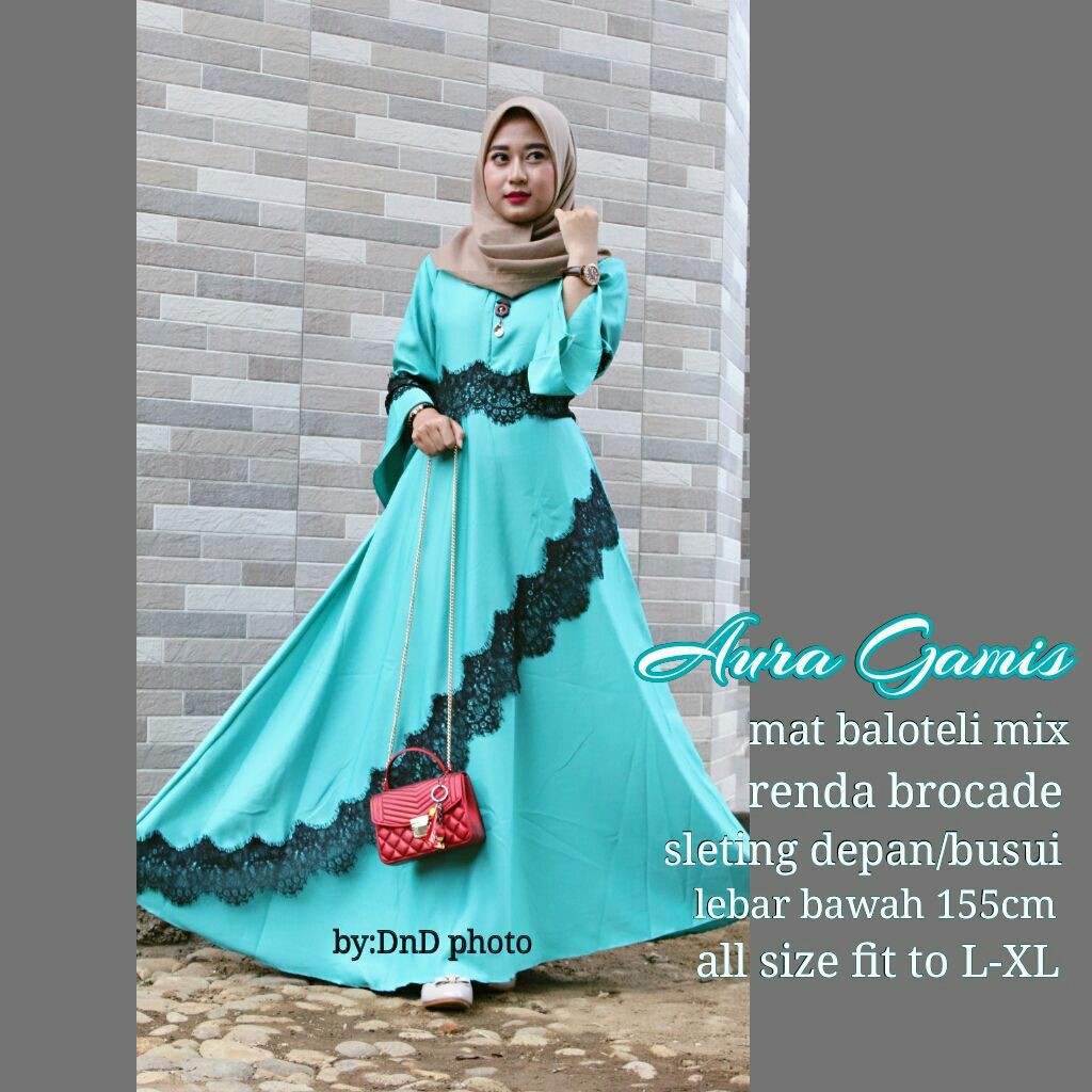 GROSIR BATIK AURA GAMIS