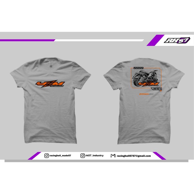 TSHIRT YZM GARAGE BOBOBOY ORANGE