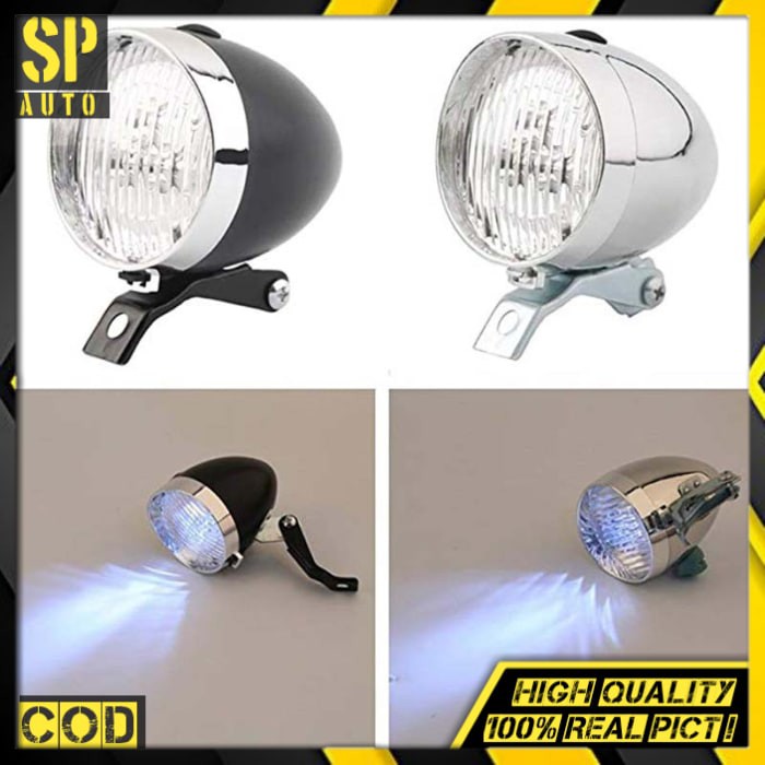 Lampu depan Sepeda Onthel LED Jadul SH 06