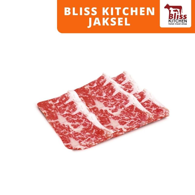 

US Black Angus Teppanyaki Beef Slice 5mm 250gr