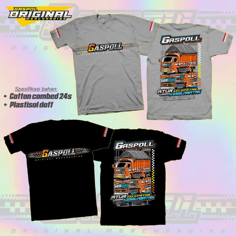 kaos GASPOLL original - kaos truck cabe rebecca pbtc prabowo bersaudara 141 hm lombok hm cabe wahyu 