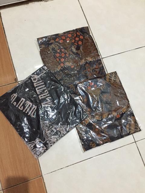 Kemeja Batik Pria Lengan Pendek Hitam Manis Aksoro Jowo Casual Modis Trendy M L Xl Batik Pekalongan