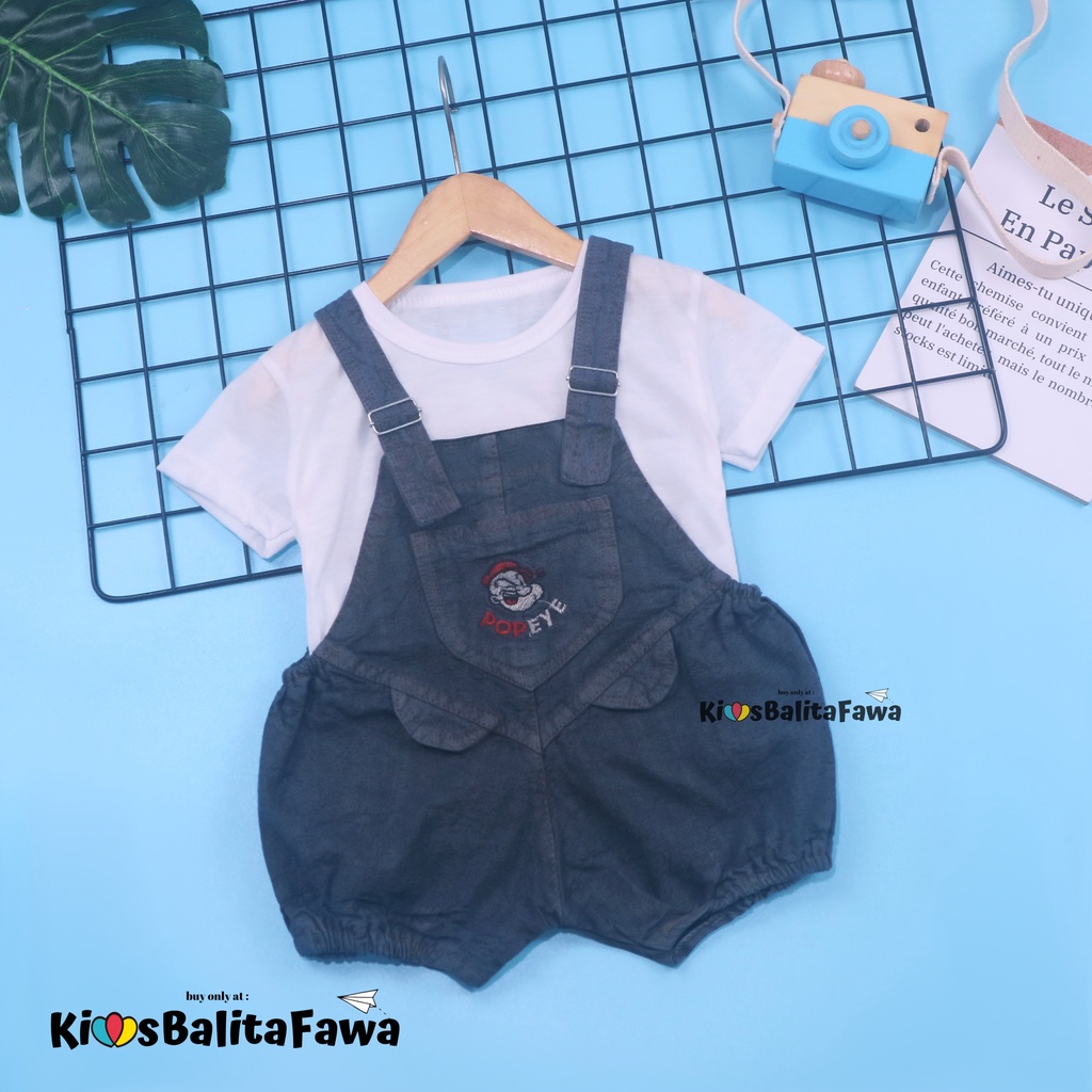 Celana Kodok Levis uk Bayi 3-12 Bulan / Setelan Kaos Baby Celana Baju Kodok Jeans Levis Overall