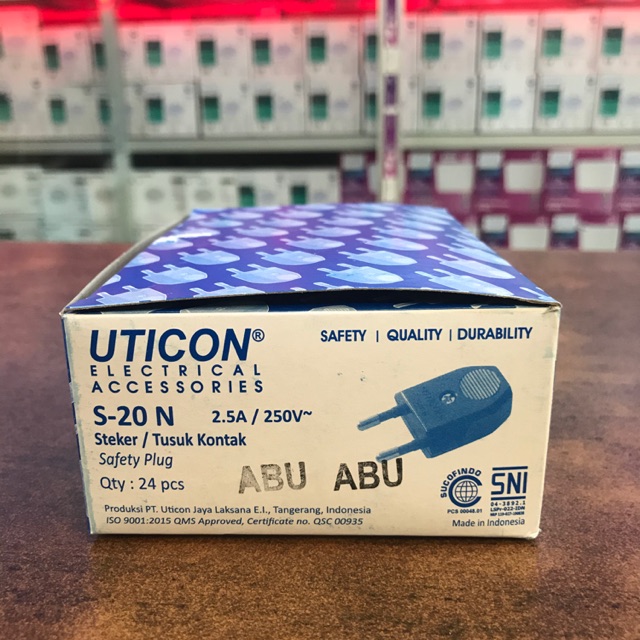 STEKER GEPENG UTICON / STEKER UTICON TUSUK KONTAK COK GEPENG