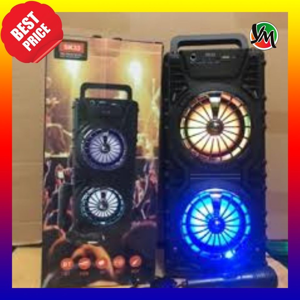 SPEAKER +MIC BLUETOOTH SK33 Speaker Karaoker/Speaker Bluetooth