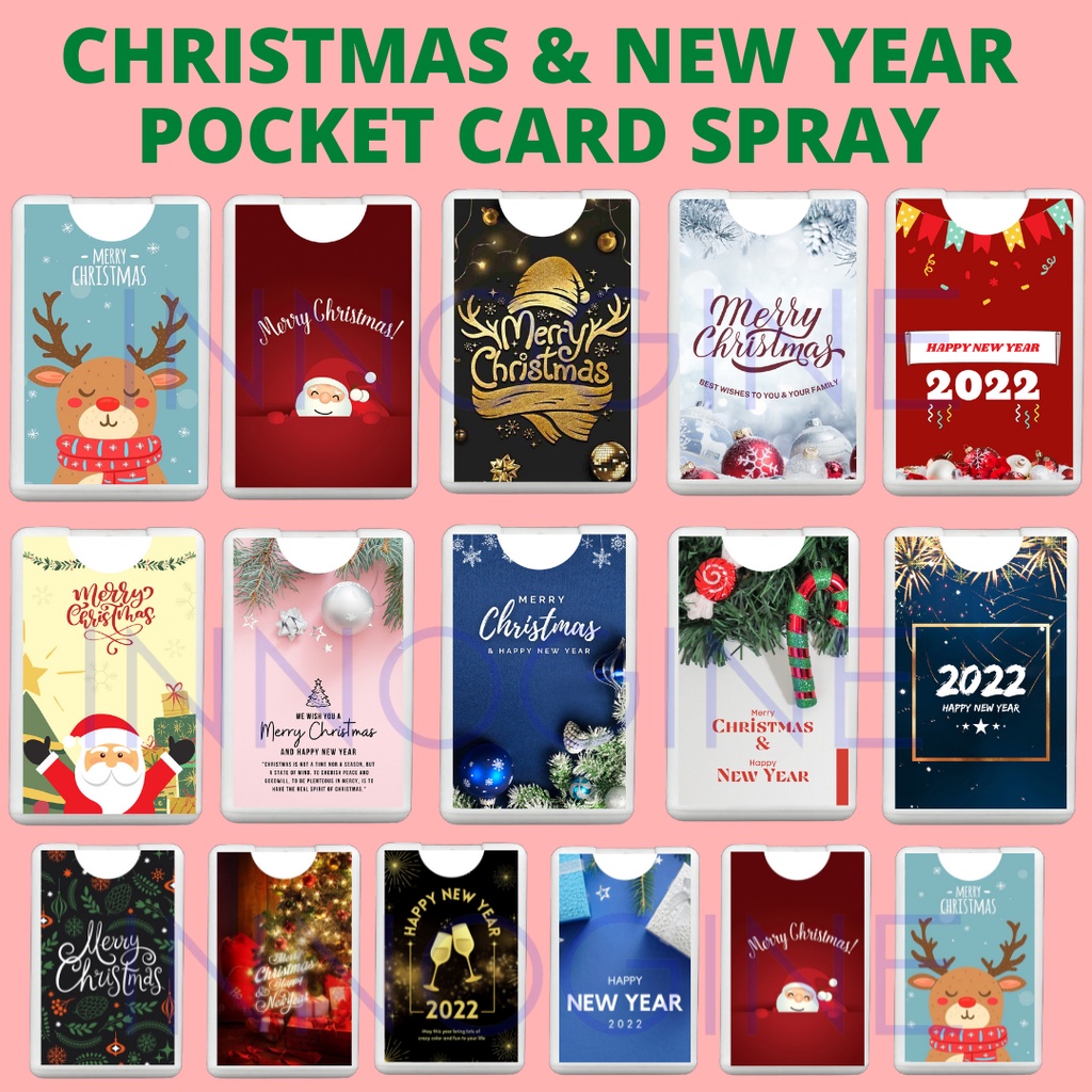 

Hampers Natal Tahun Baru Hand Sanitizer Spray Saniter Sanitizer Desinfektan Spray Custom Christmas New Year