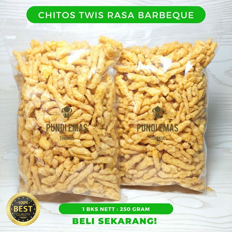 

TWIS JAGUNG VARIAN BBQ / CHEETOS KILOAN RASA BARBEQUE / SNACK MURAH / CIKI KILOAN