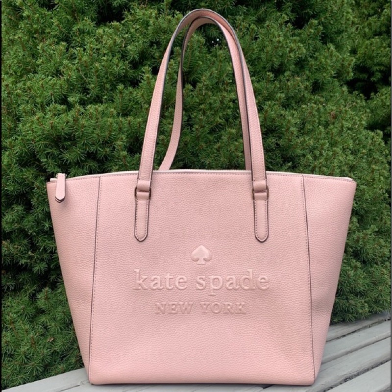 Kate Spade NY sienne large leather logo Pink tote bag