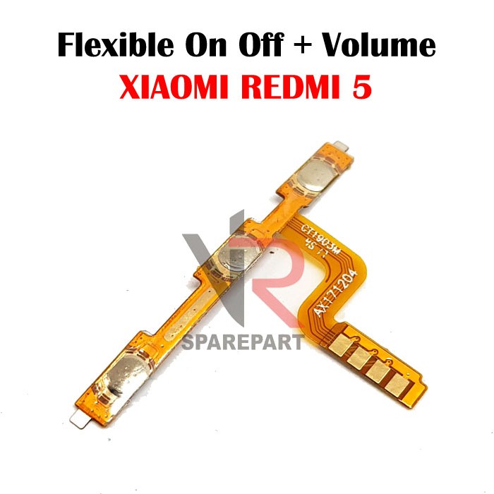 FLEXIBLE ON OFF XIAOMI REDMI 5 ON OFF + VOLUME