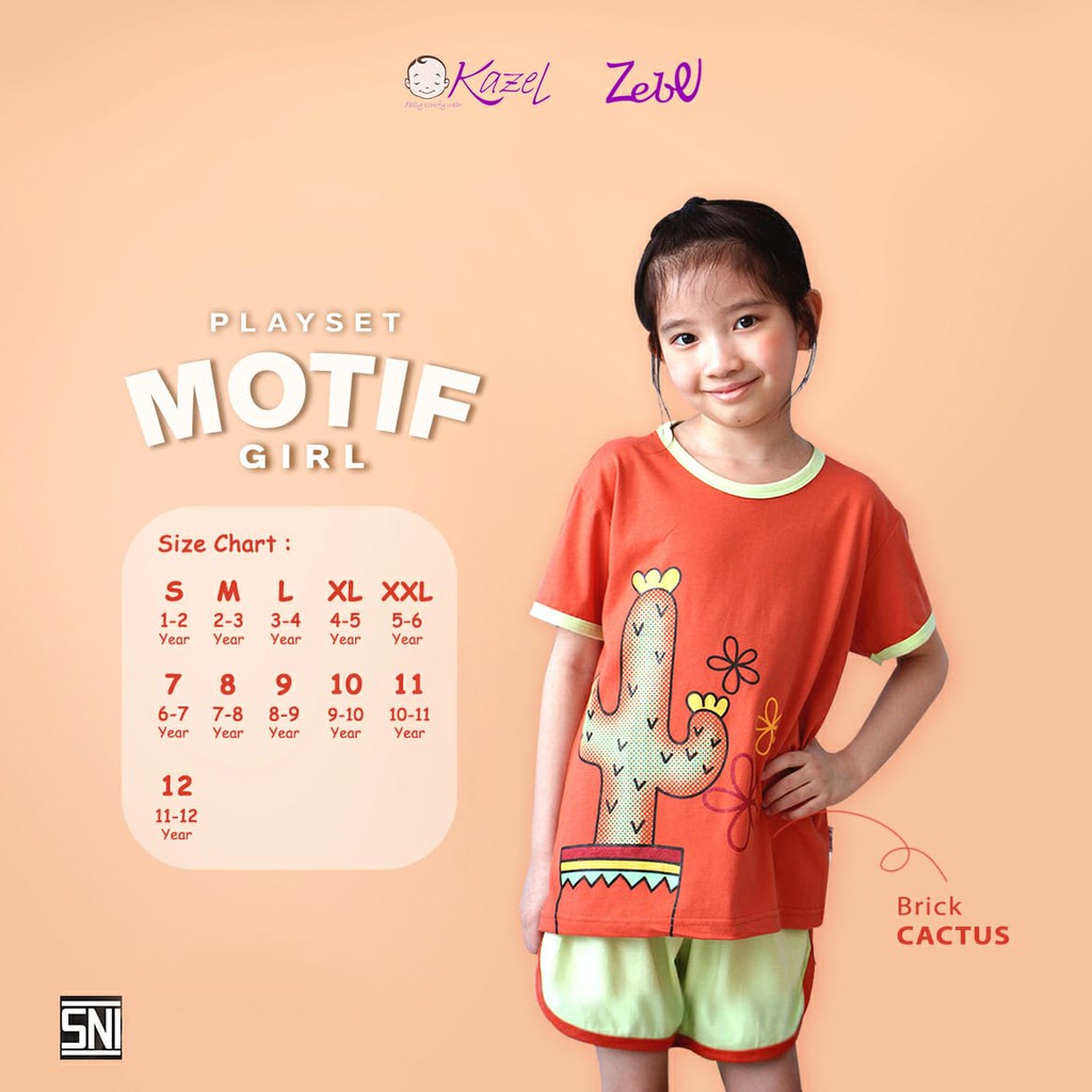 11.11 Harga AMBYAR Setelan 1 - 12 Tahun Kazel  x Zebe Playset Girl Motif  part 1 CBKS