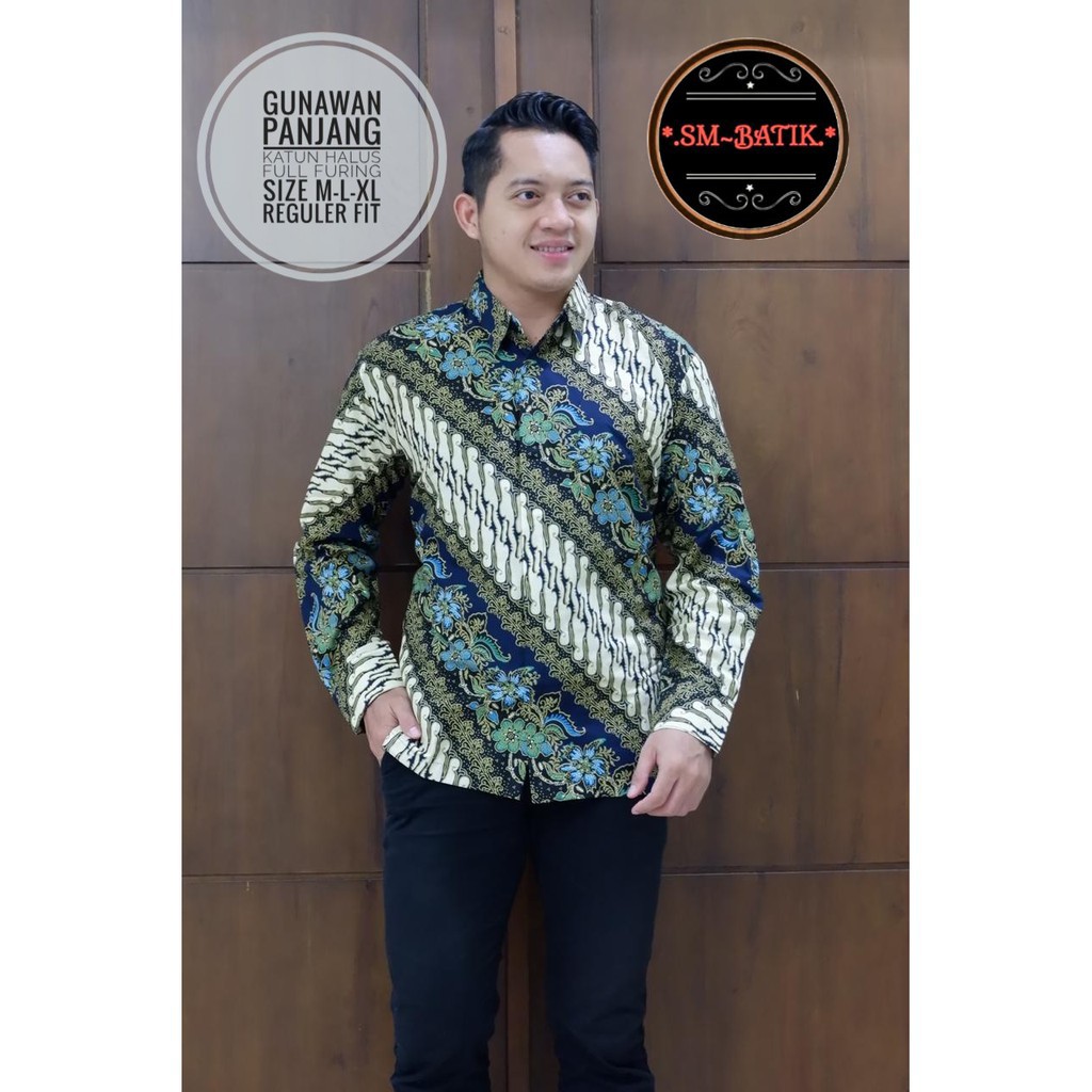GUNAWAN / BATIK PRIA LENGAN PANJANG / by SM-BATIK / 10.3