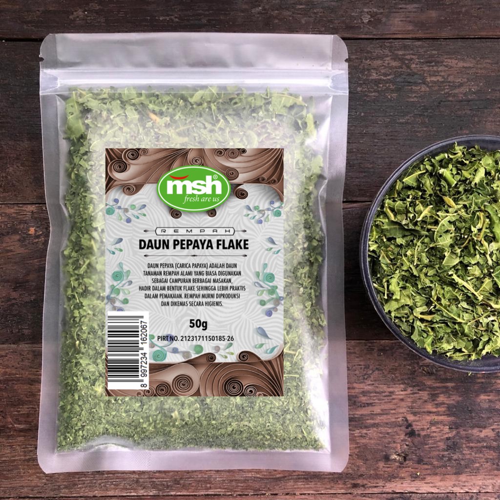 

MSH Daun Pepaya Flake 50 g