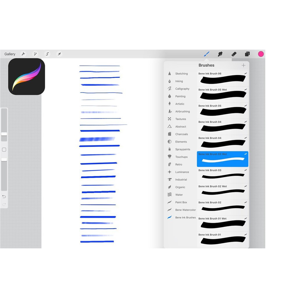 Procreate Brush - Simple Ink Drawing Brushes
