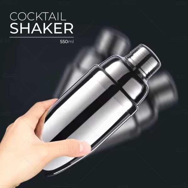 Cocktail shaker botol shaker 550ml pengocok minuman stainless steel