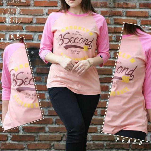 Kaos 3second wanita kualitas terbaik / baju 3second wanita / kaos cewek / baju 3second