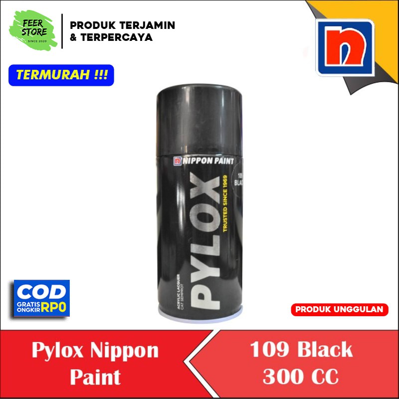 Cat Semprot Cat Pylox Nippon Paint  pilox kaleng 300 cc cat