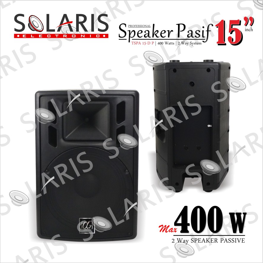 SPEAKER PASIF 15 Inch Model HUPER 400 Watt ALPHA SEVEN TSPA 15-DP A7