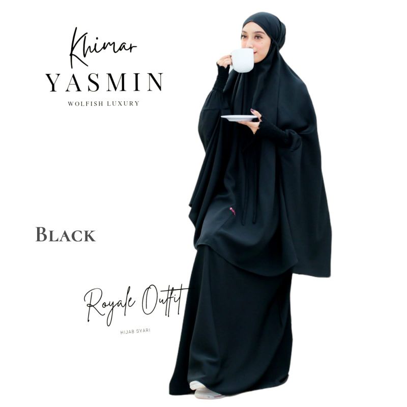 YASMIN KHIMAR|KHIMAR OVERHEAD|FREE CADAR TALI|ORI ROYALE